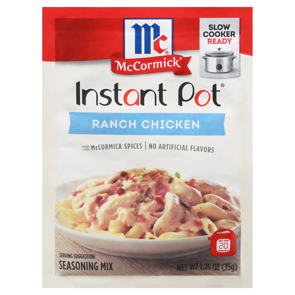 Save on McCormick Instant Pot Seasoning Mix Packet Ranch Chicken Order