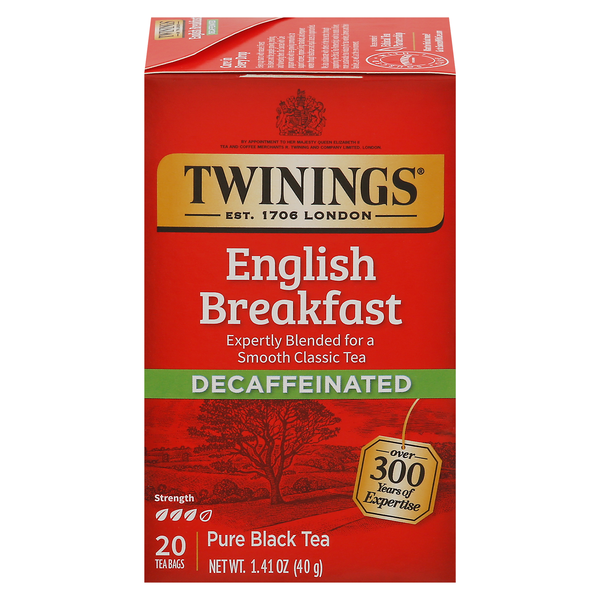 Save on Twinings of London Classics English Breakfast Black Tea Bags