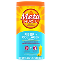 MetaMucil Orange Fiber + Collagen Dietary Supplement Powder