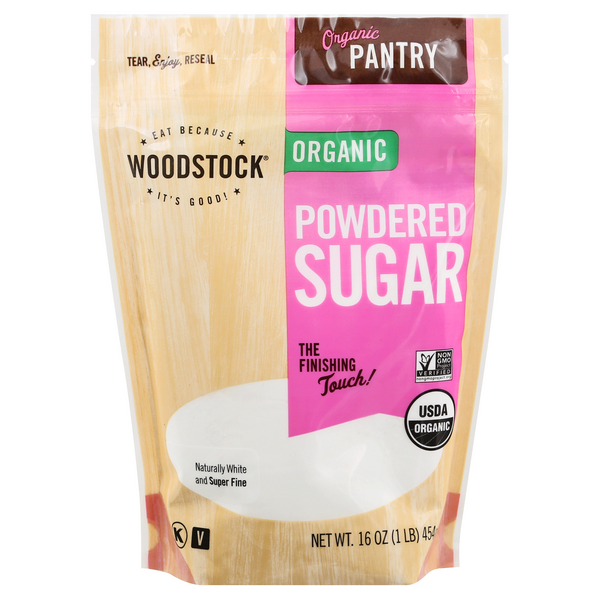 Save on Woodstock Organic Super Fine Confectioners Powdered Sugar Order