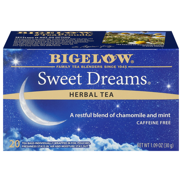 Bigelow Caffeine Free Sweet Dreams Herbal Tea Bags