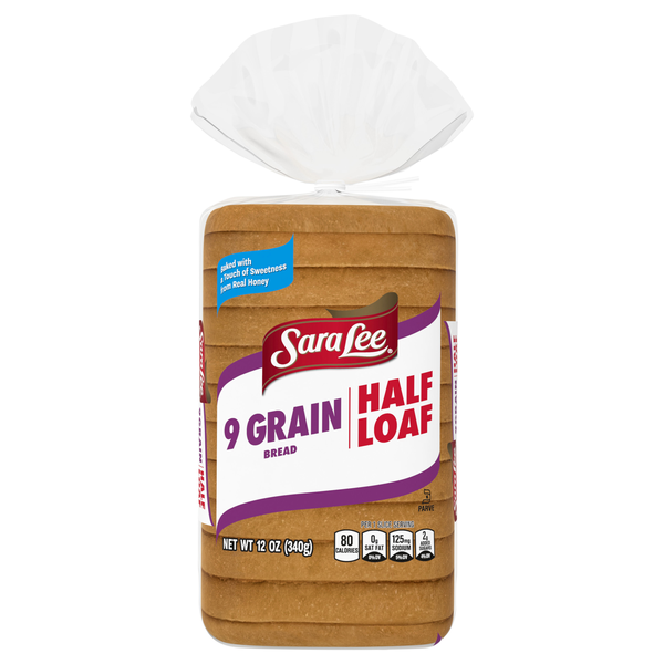 Sara Lee Half Loaf 9 Grain Bread