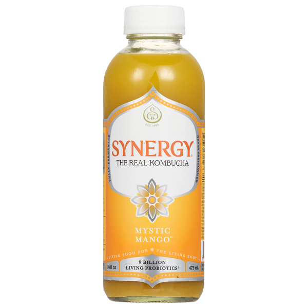 GT's Synergy Organic Mystic Mango Raw Kombucha