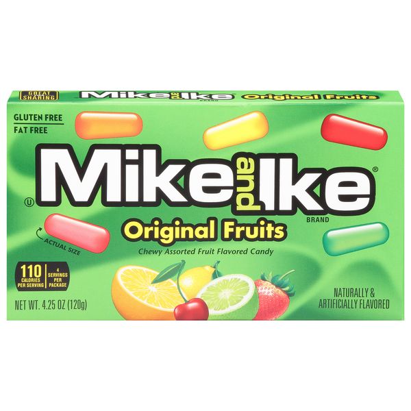 Save on Mike & Ike Fruit Candy Original Movie Theater Box Order Online