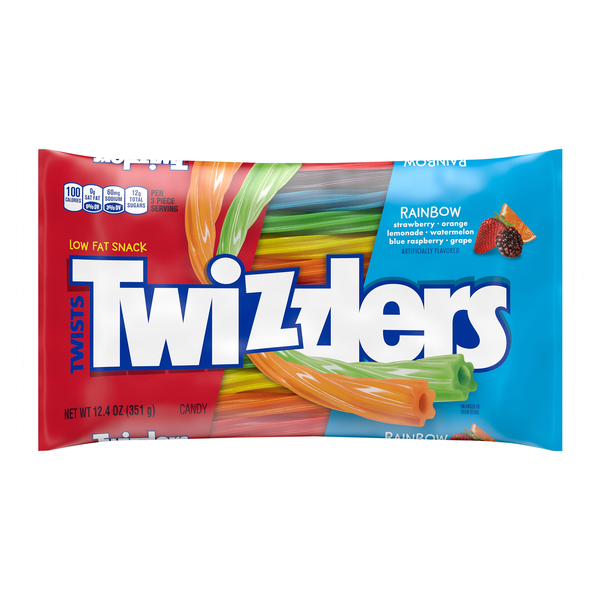 Twizzlers Twists Rainbow Licorice Candy