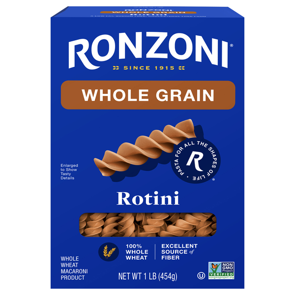 Ronzoni Whole Grain Whole Wheat Rotini Pasta