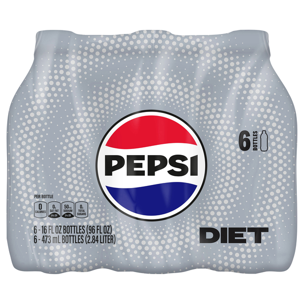 Diet Pepsi Cola Soda - 6 pk