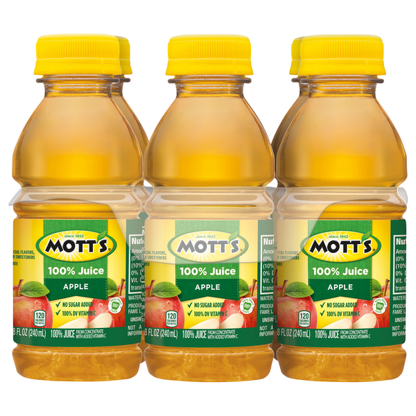 Mott's Original 100% Apple Juice - 6 pk