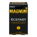 Trojan Magnum Ecstasy Latex Condoms UltraSmooth Lubricant Large Size