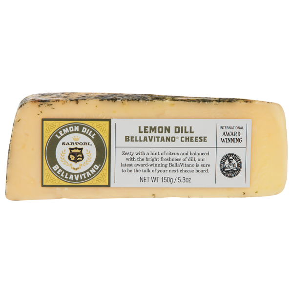Sartori Lemon Dill BellaVitano Cheese Wedge