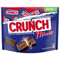 CRUNCH Milk Chocolate with Crisped Rice Minis Candy Bars Share Pack