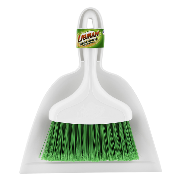 Libman Snap On Dustpan with Whisk Broom