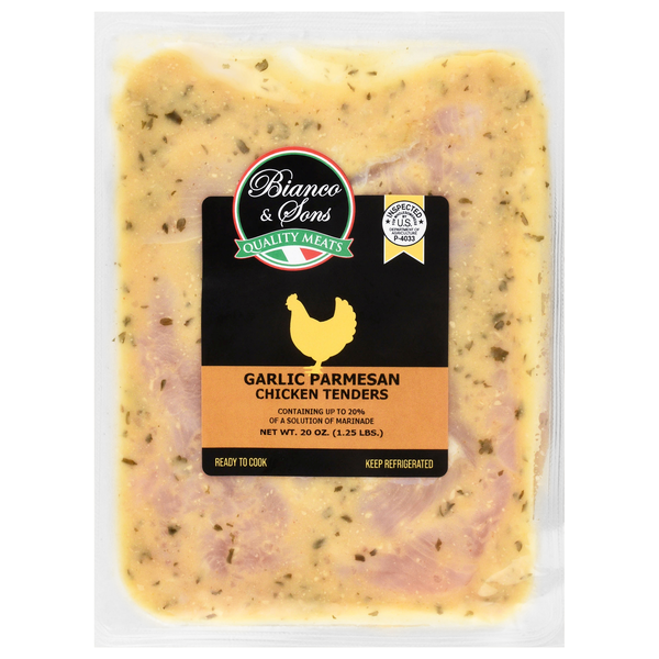 Bianco & Sons Garlic Parmesan Chicken Tenders Fresh