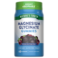 Nature's Truth Grape Flavor 200mg Magnesium Glycinate Gummies