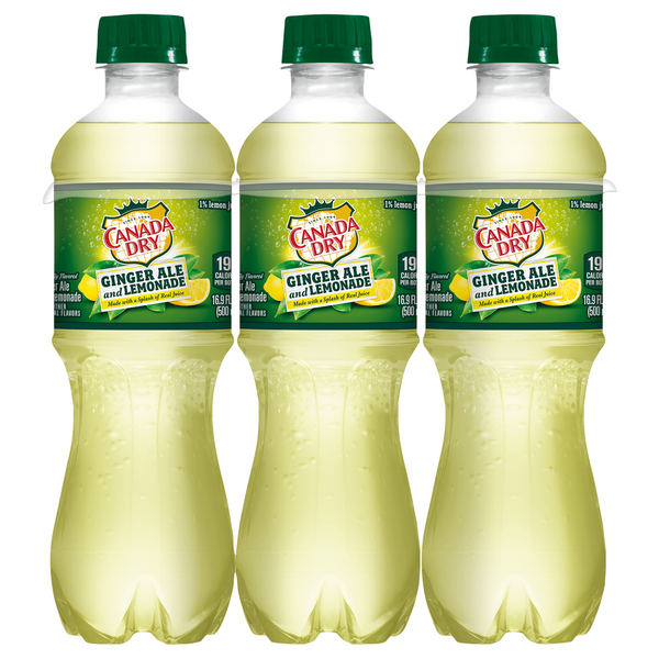 Save on Canada Dry Ginger Ale Soda & Lemonade Caffeine Free 6 pk