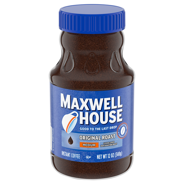 Save On Maxwell House Instant Coffee Original Roast Medium Order Online 