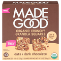 Made Good Organic Crunchy Oats & Dark Chocolate Granola Squares - 5 ct
