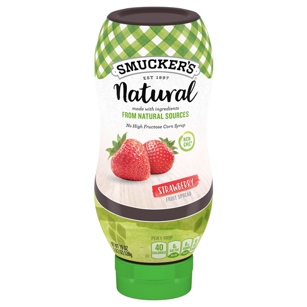 Smucker's Natural Strawberry Fruit Spread Squeeze