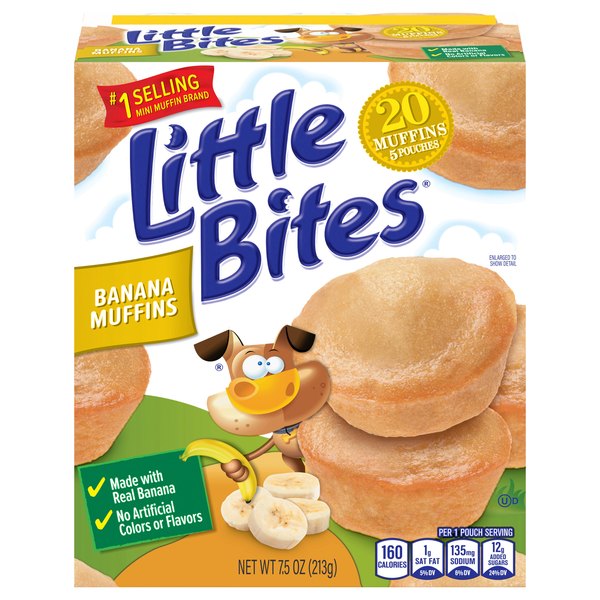 Entenmann's Little Bites Banana Muffins - 5 ct