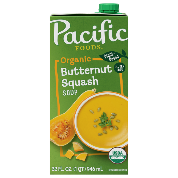 Pacific Foods Organic Plant-Based Gluten Free Butternut Squash Soup