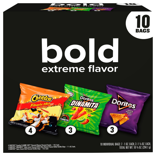 Frito-Lay Extreme Flavor Mix Snack Variety Pack - 10 ct
