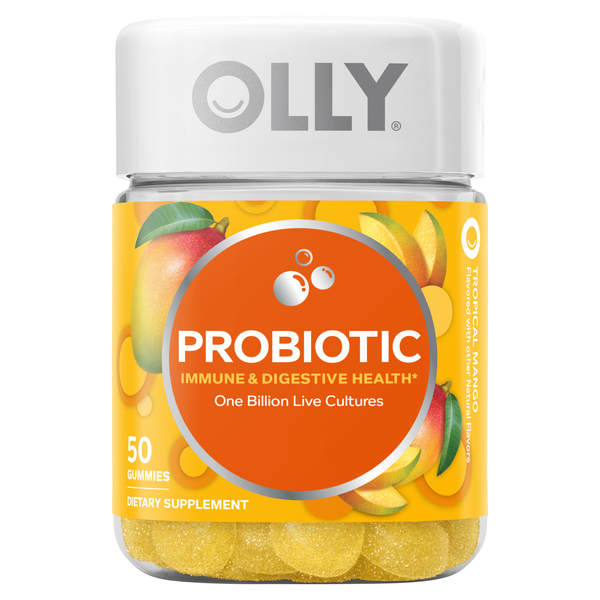 OLLY Probiotic Tropical Mango Gummies
