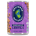 Westbrae Natural Organic No Salt Added Lentil Beans