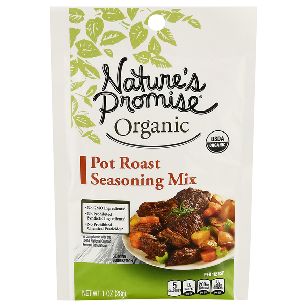 Nature's Promise Organic Pot Roast Seasoning Mix Packet