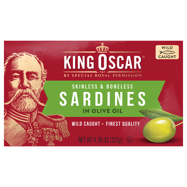 King Oscar Boneless Skinless Sardines in Olive Oil