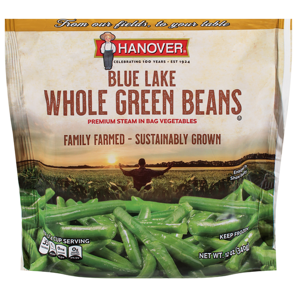Hanover Blue Lake Whole Green Beans Frozen