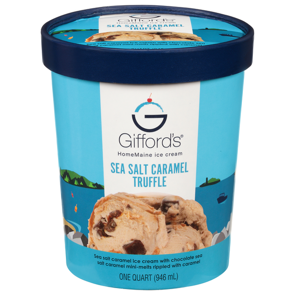 Gifford's Sea Salt Caramel Truffle HomeMaine Ice Cream