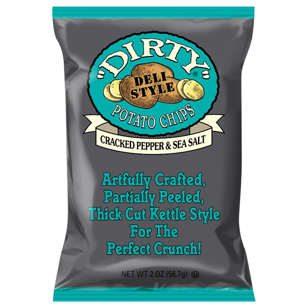 Dirty Cracked Pepper & Sea Salt Potato Chips
