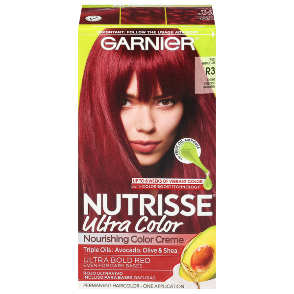 Garnier Nutrisse Nourishing Color Creme Light Intense Auburn R3