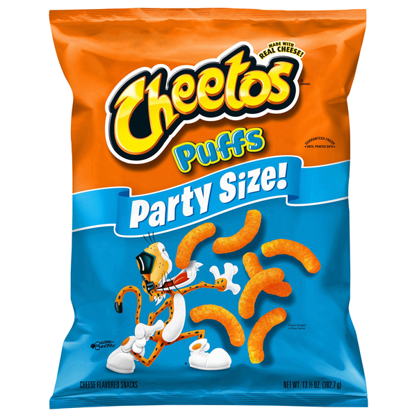 Cheetos Cheese Flavored Snacks Puffs Party Size