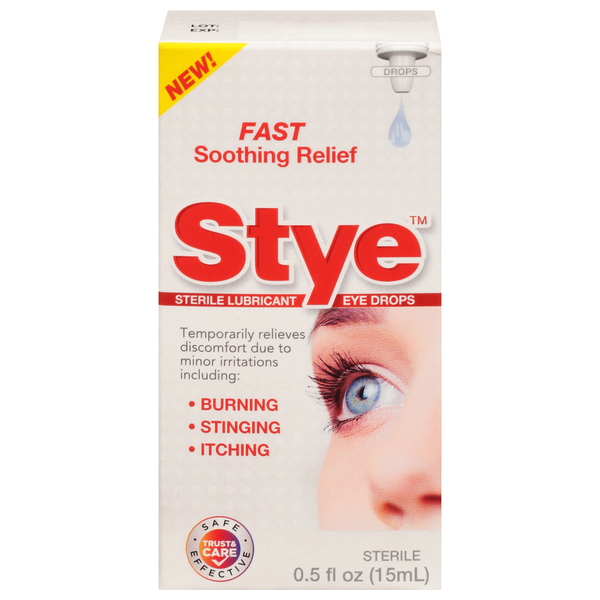 Stye Sterile Lubricant Eye Drops