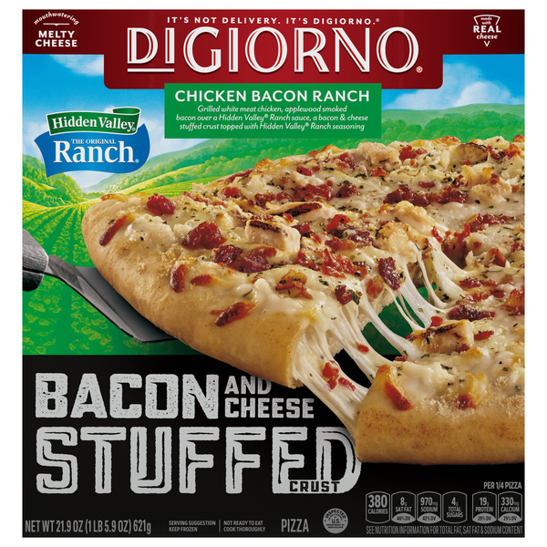 DiGiorno Bacon & Cheese Stuffed Crust Chicken Bacon Ranch Pizza Frozen