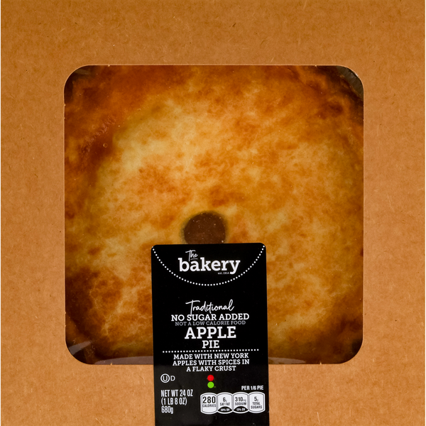 Stop & Shop The Bakery No Sugar Added Traditional Apple Pie