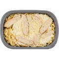 Giant Freshly Made Meal Fettuccini Alfredo with Chicken