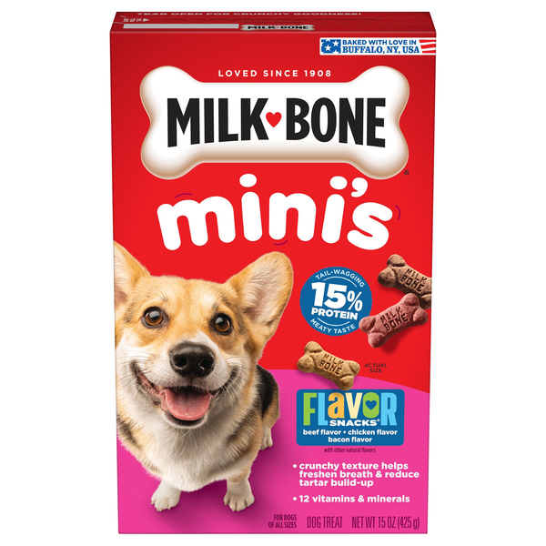 Milk-Bone Flavor Snacks Assorted Flavors Mini Dog Treats