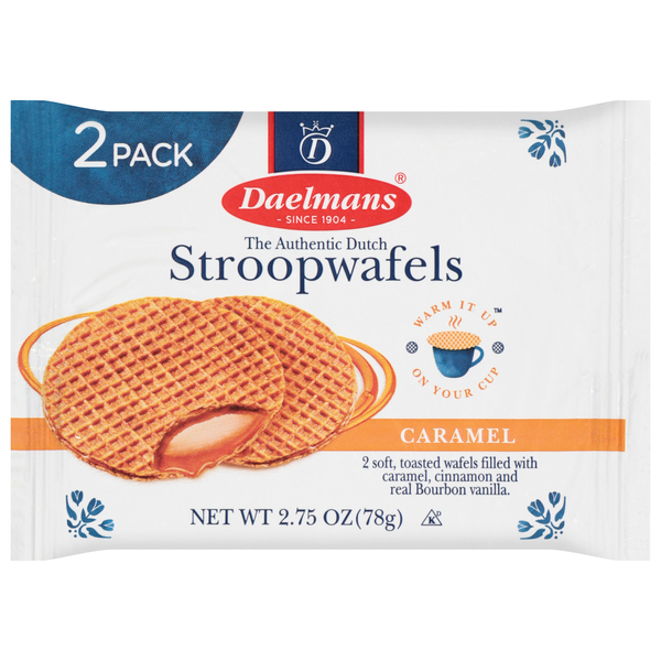 Daelmans Caramel Stroopwafels - 2 ct