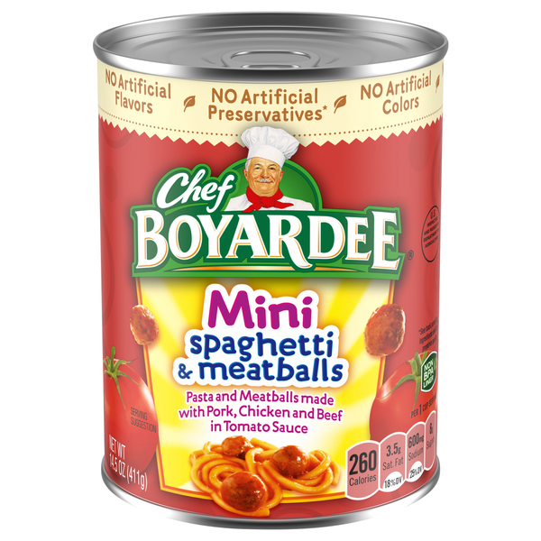 Chef Boyardee Mini Spaghetti & Meatballs
