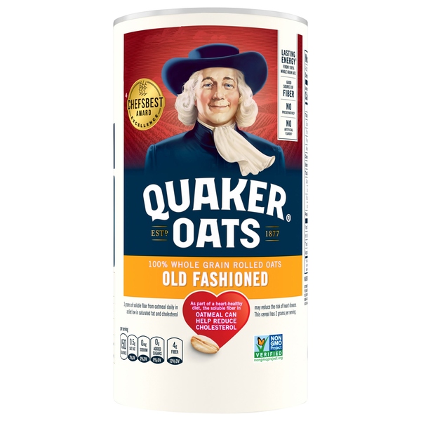 Quaker 100% Whole Grain Old Fashioned Rolled Oats