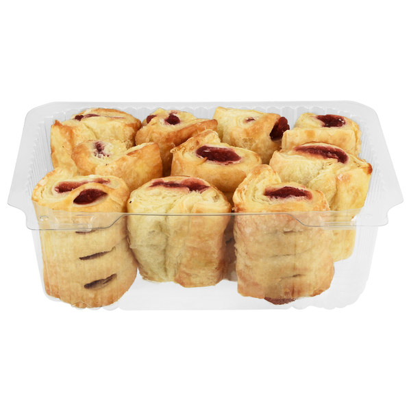 Hannaford Bakery Sugared Raspberry Strudel Bites