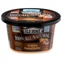 Old Home 100% All Natural Creamy Peanut Butter Refrigerated