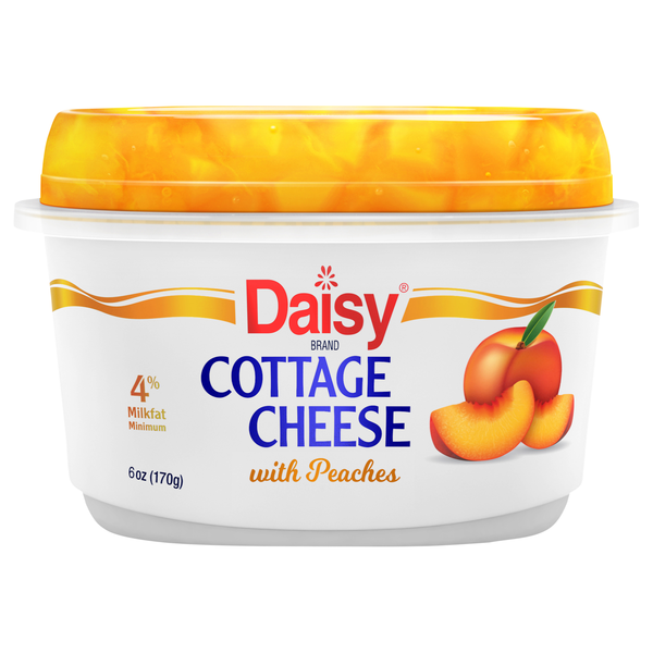 Daisy 4% Cottage Cheese with Peaches