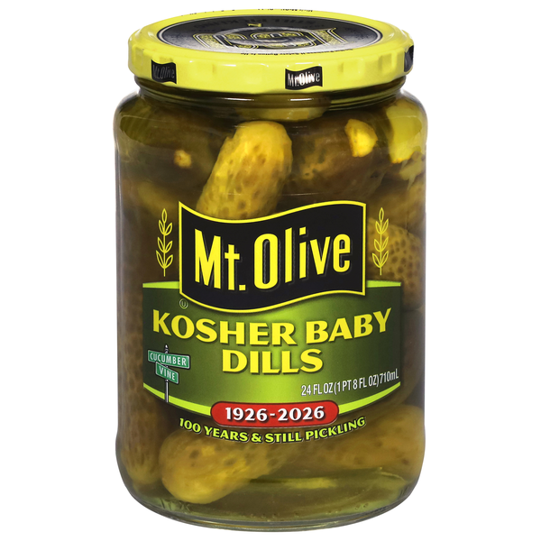 Mt. Olive Kosher Baby Dill Pickles
