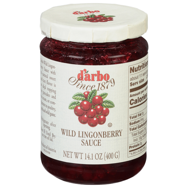 D'arbo Imported Wild Lingonberry Sauce