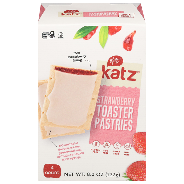 Save on Katz Gluten Free Toaster Pastries Strawberry 4 ct Order