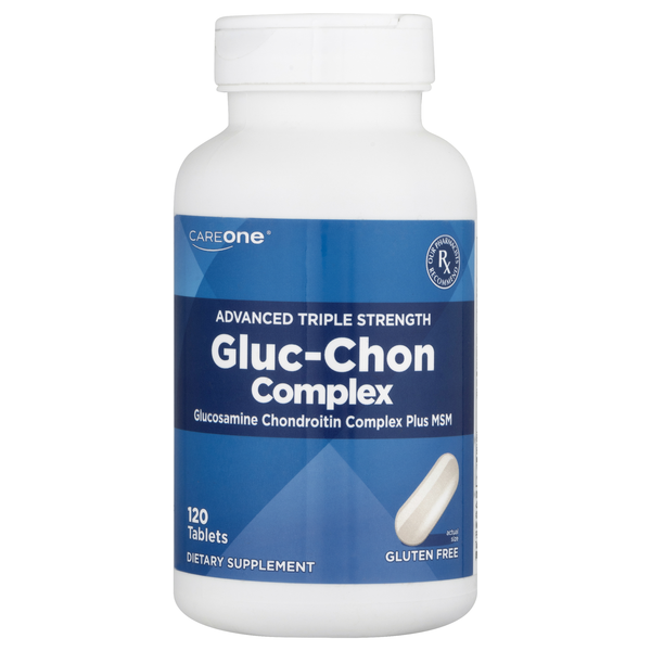 CareOne Gluten Free Triple Strength Gluc-Chon Complex Advanced Tablets