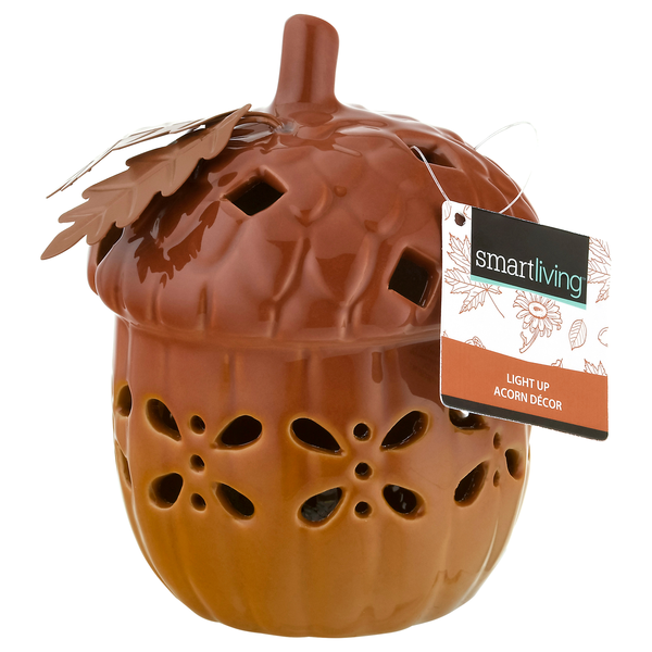 Smart Living Harvest Light Up Acorn Decor